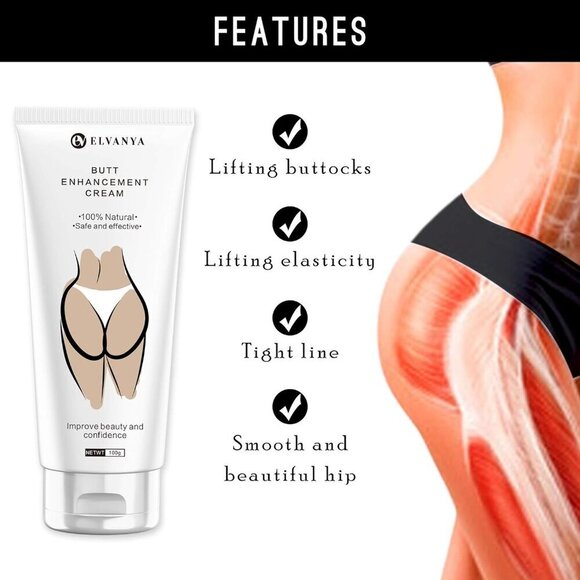 ELVANYA Butt & Hip Cosmetic Enhancement Sculpting Shaping Lifting Firming Cream - Picture 5 of 5